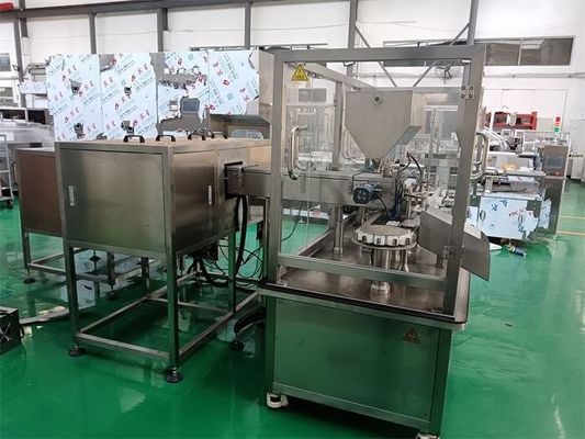Автоматическая машина для розлива и укупорки гелевых туб (2-5 г)
Высокоточная дозировка с рециркуляцией пены для передовой косметики