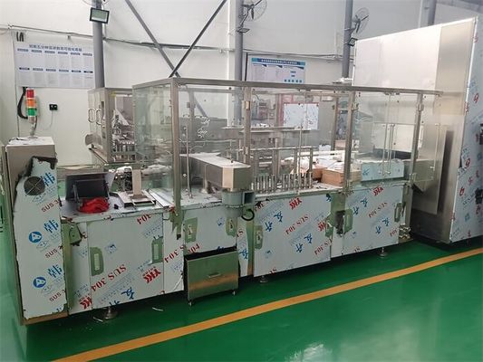 Хорошая цена. Прецизионная ампулозаполнительная машина для анестетических решений Высокоскоростная фармацевтическая производственная линия с ультразвуковой вращающейся стиральной машиной онлайн