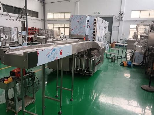 Линия наполнения ампулы с тепловой стерилизацией и ультразвуковой очисткой для производства пенициллина для инъекций Соответствует GMP, защищен от ламинарного воздушного потока
