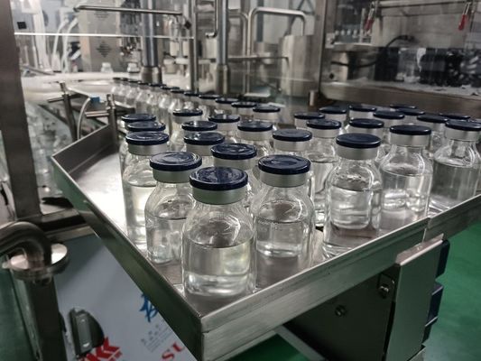 Машина для заполнения и уплотнения флаконов для бутылок 30-500 мл - поддержка вымывания азота, высокое качество и прямая от производителя
